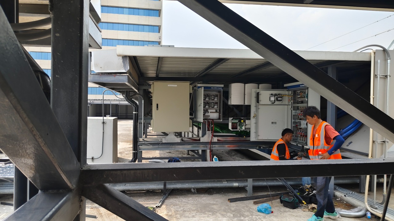 Solar inverter control equipment installation